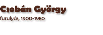 Csobn Gyrgy furulys, 1900-1980 (1975)