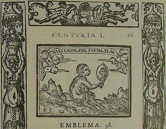 Sebastián de Covarrubias, Emblemas morales, I.98: Nulli non sua forma placet
