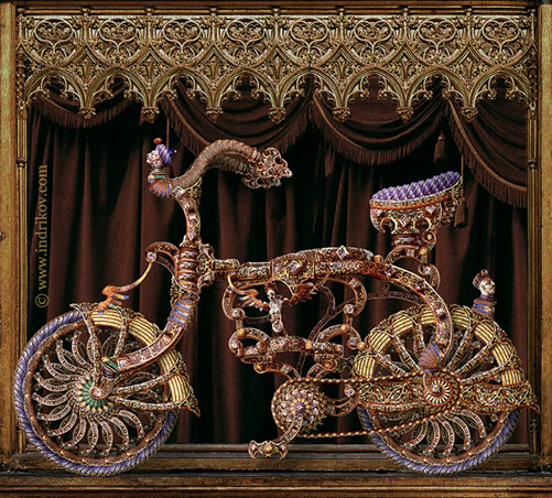 Boris Indrikov’s medieval bicycle from Château Gaillard