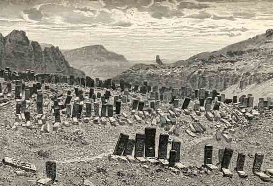 Julfa, örmény temető, B. Cantre fotója, 1893