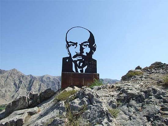 Lenin-fej Kirgizsztánban