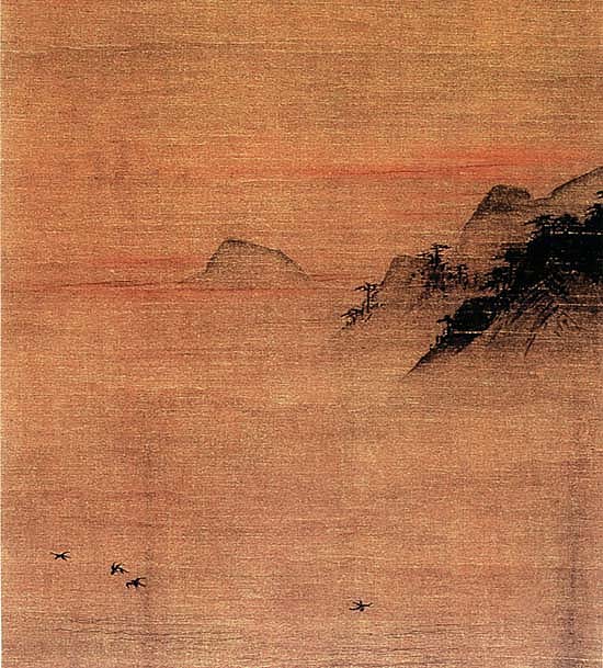 Ma Yuan festménye (Shanghaji Múzeum), részlet