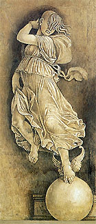 Mantegna: Occasio, detail